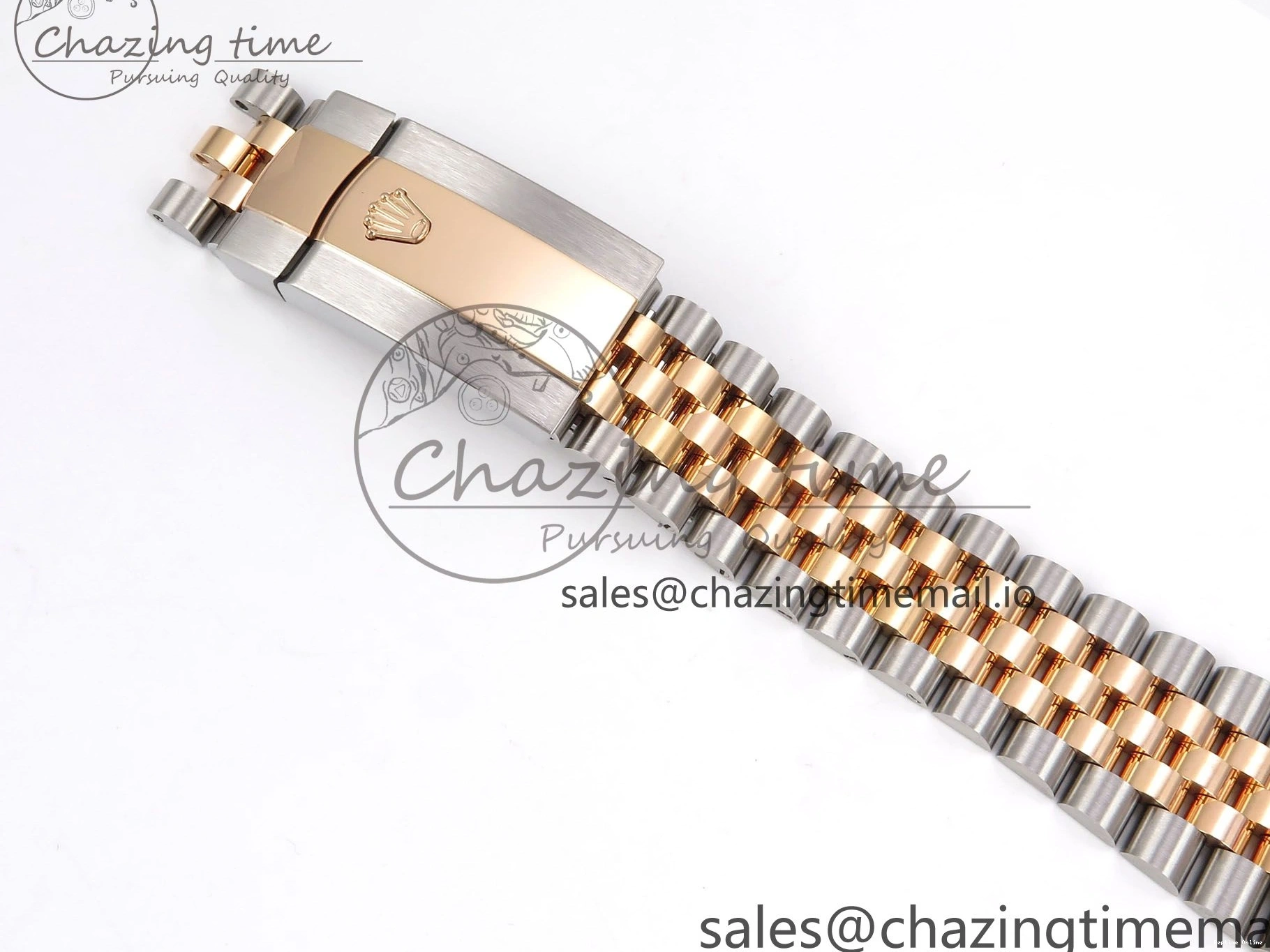 0130 DateJust 41 126331 ARF 1:1 Best Edition 904L Steel Brown Diamonds Dial on SS RG Jubilee Bracelet SH3235（Gain Weight） Thermal 1111